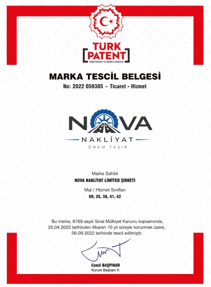 Marka Tescil Belgemiz